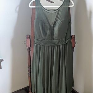 David's Bridal Midi Dress